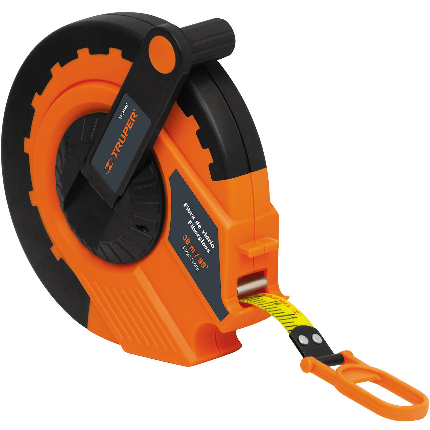 CINTA LARGA F D/VIDRIO 30 M CAJA ABS (Truper)