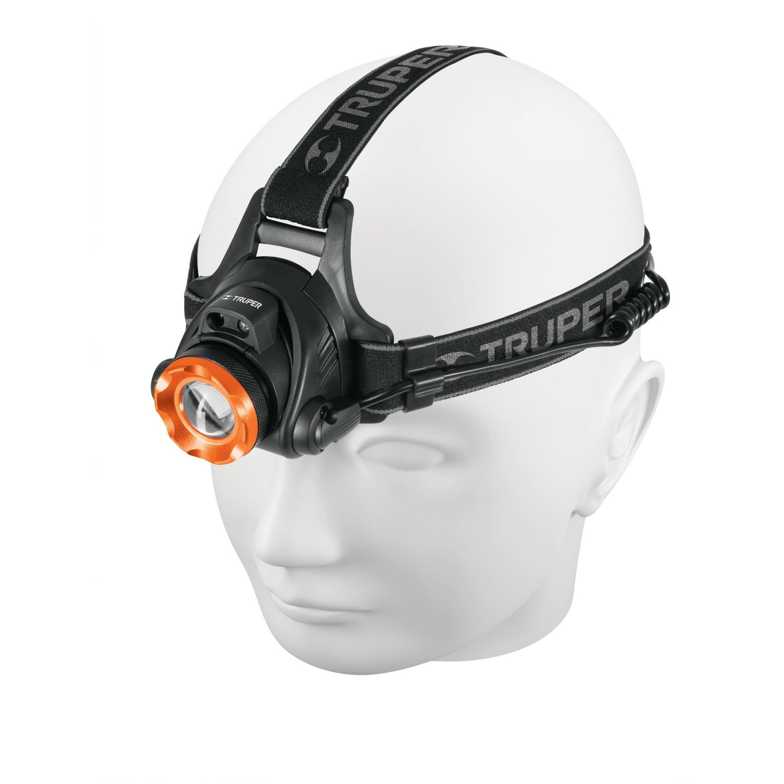 LINTERNA PARA CABEZA, 290LM, 2LED, RECARGABLE (Truper)