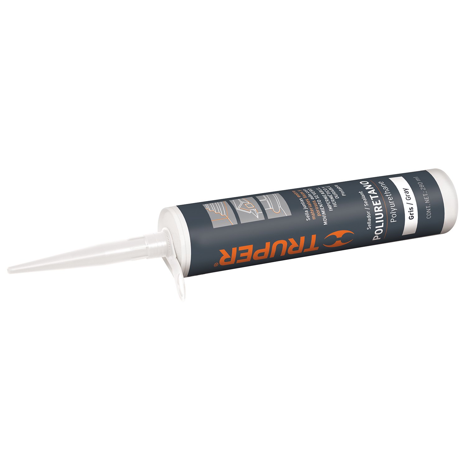SELLADOR DE POLIURETANO, BLANCO, 280 ML (Truper)