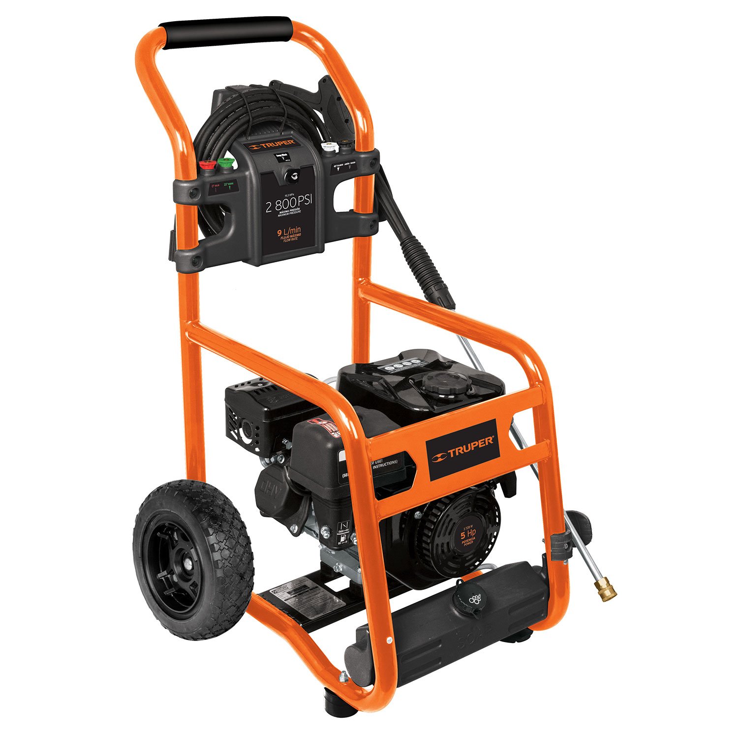 HIDROLAVADORA CON MOTOR A GASOLINA, 2,800 PSI (Truper)