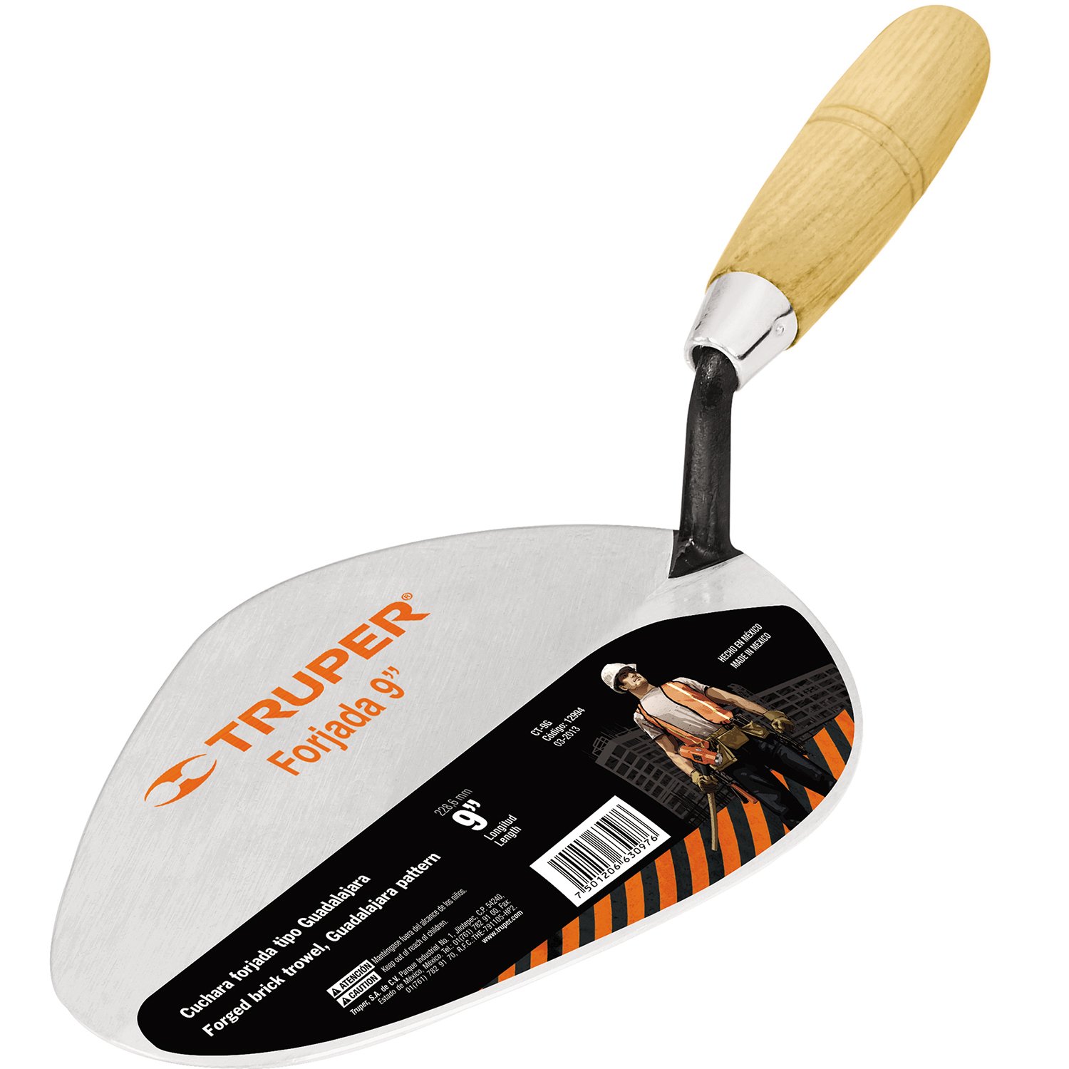 CUCHARA P/ALBAÑIL FORJADA T/GUADAL NO.9 (Truper)