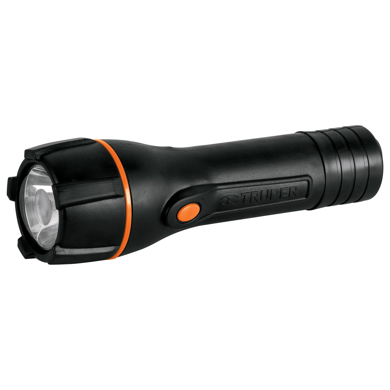 LINTERNA PLASTICA, LED, LUZ DIRECTA, 2 PILAS D, 18 (Truper)