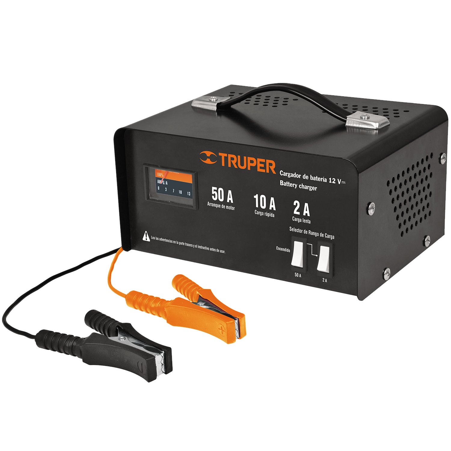 CARGADOR DE BATERIAS, 50 A, 12 VOLTS (Truper)