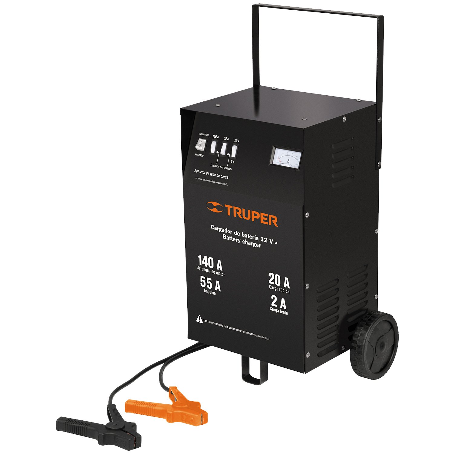 CARGADOR DE BATERIAS, 140 A, 12 VOLTS (Truper)