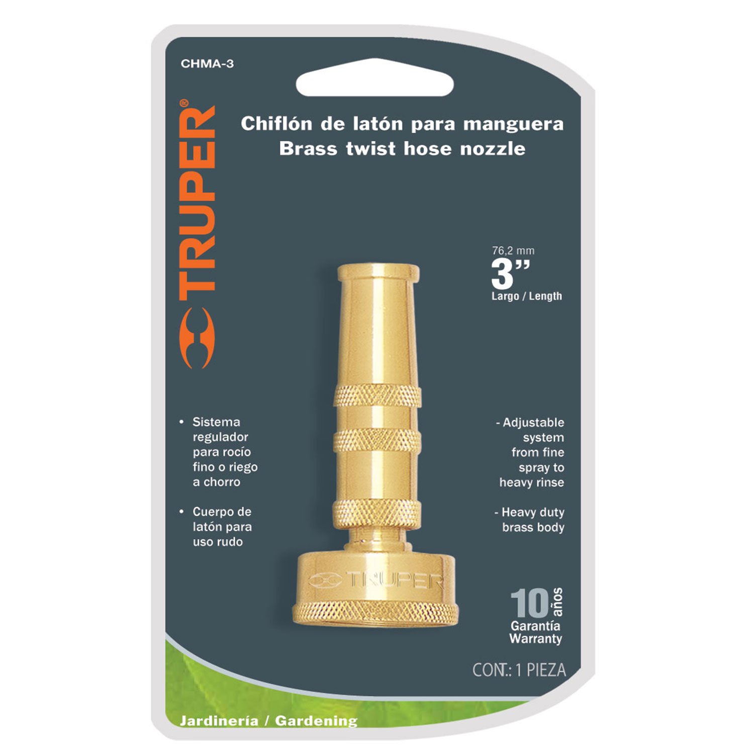 CHIFLON D/LATON MAQUINADO P/MANGUERA 3.5 (Truper)