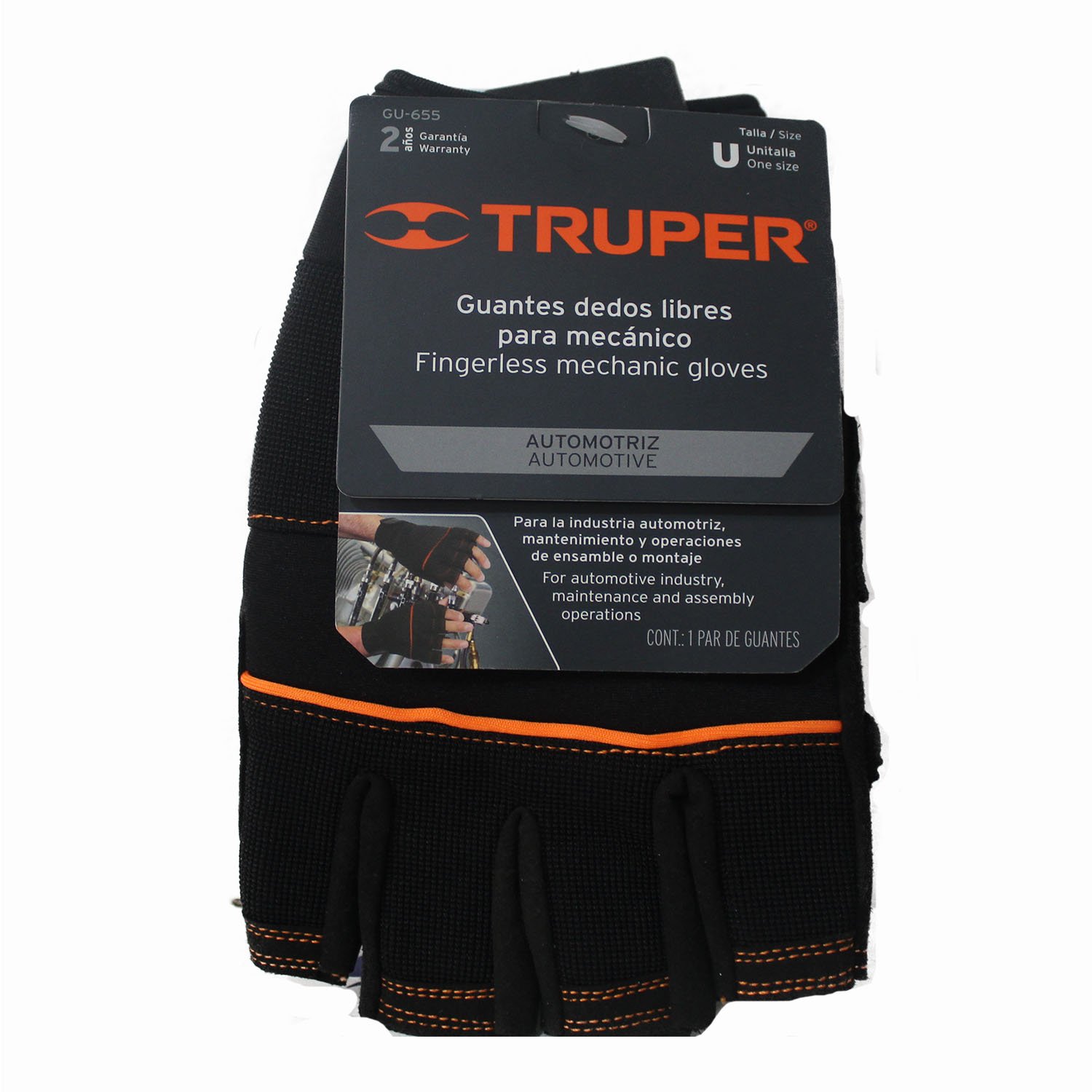 GUANTES PARA MECANICO, CORTOS (Truper)