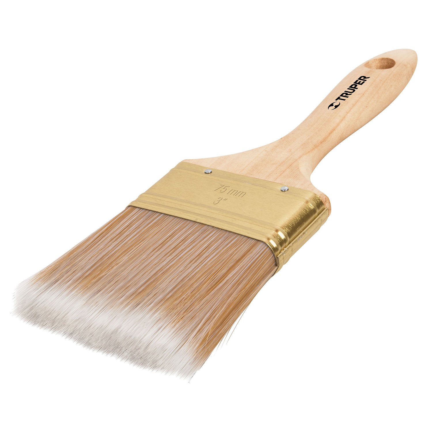 BROCHA 2-1/2′, MANGO MADERA, CORTE RECTO, CERDAS S (Truper)