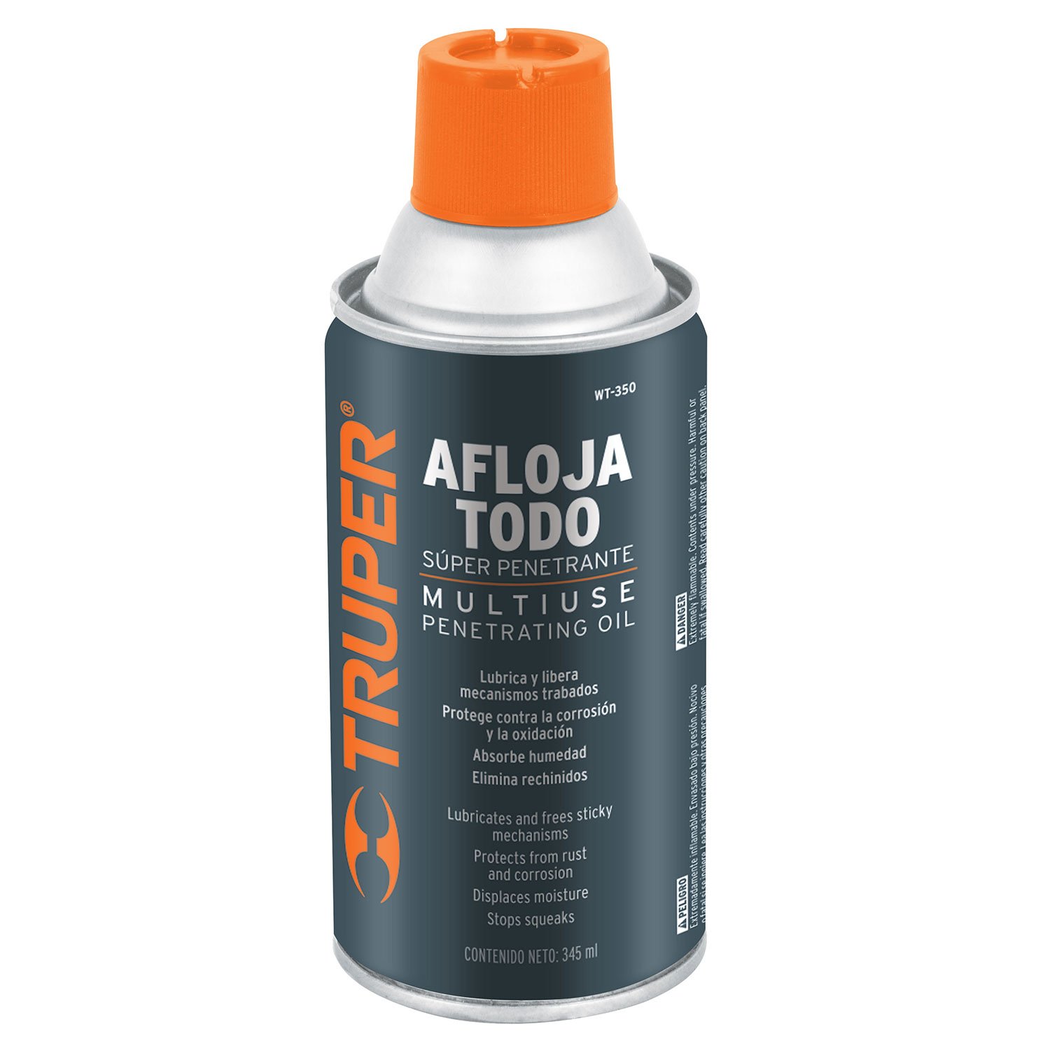 ACEITE AFLOJATODO EN AEROSOL, 345 ML (Truper)
