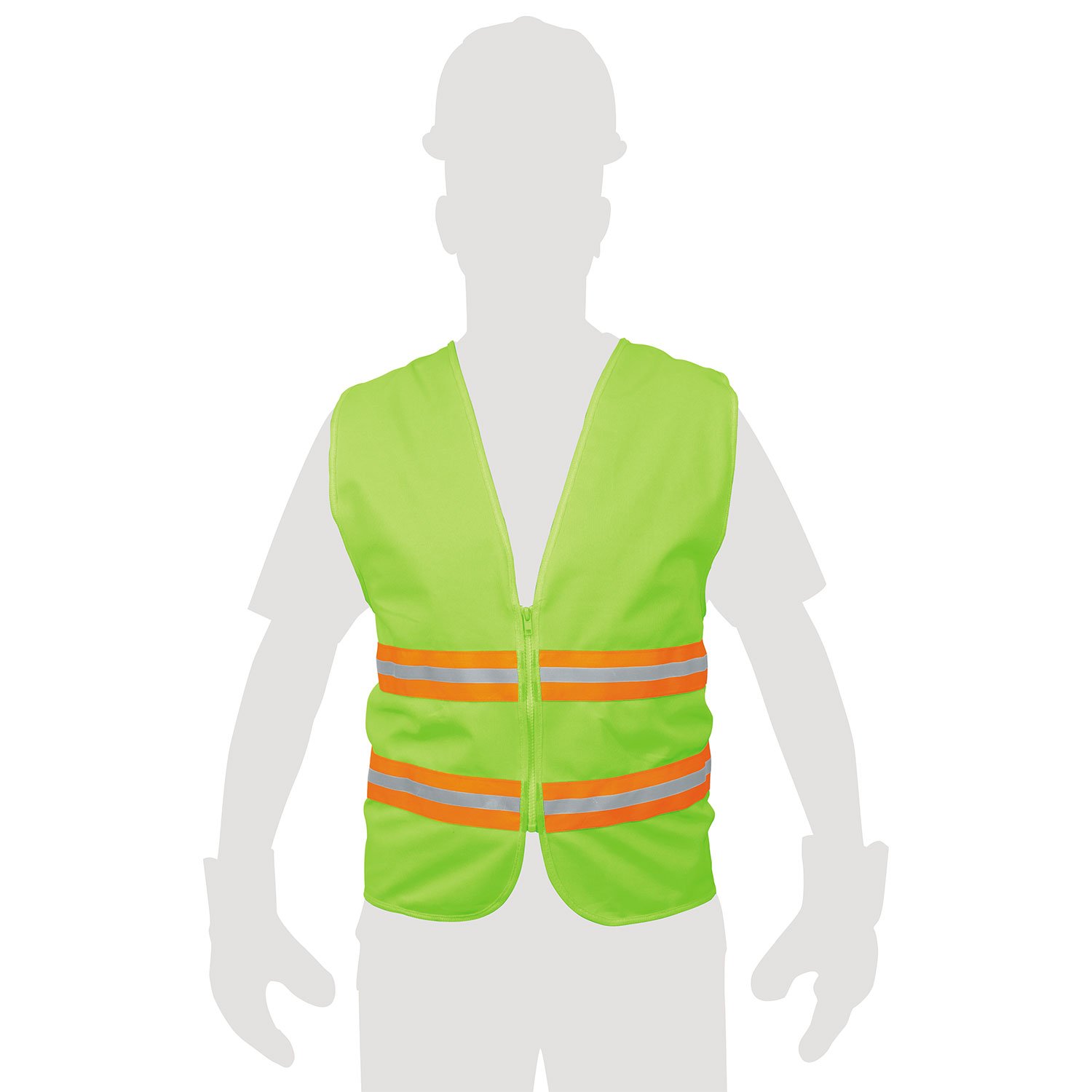 CHALECO DE SEGURIDAD, CIERRE, AMARILLO (Truper)
