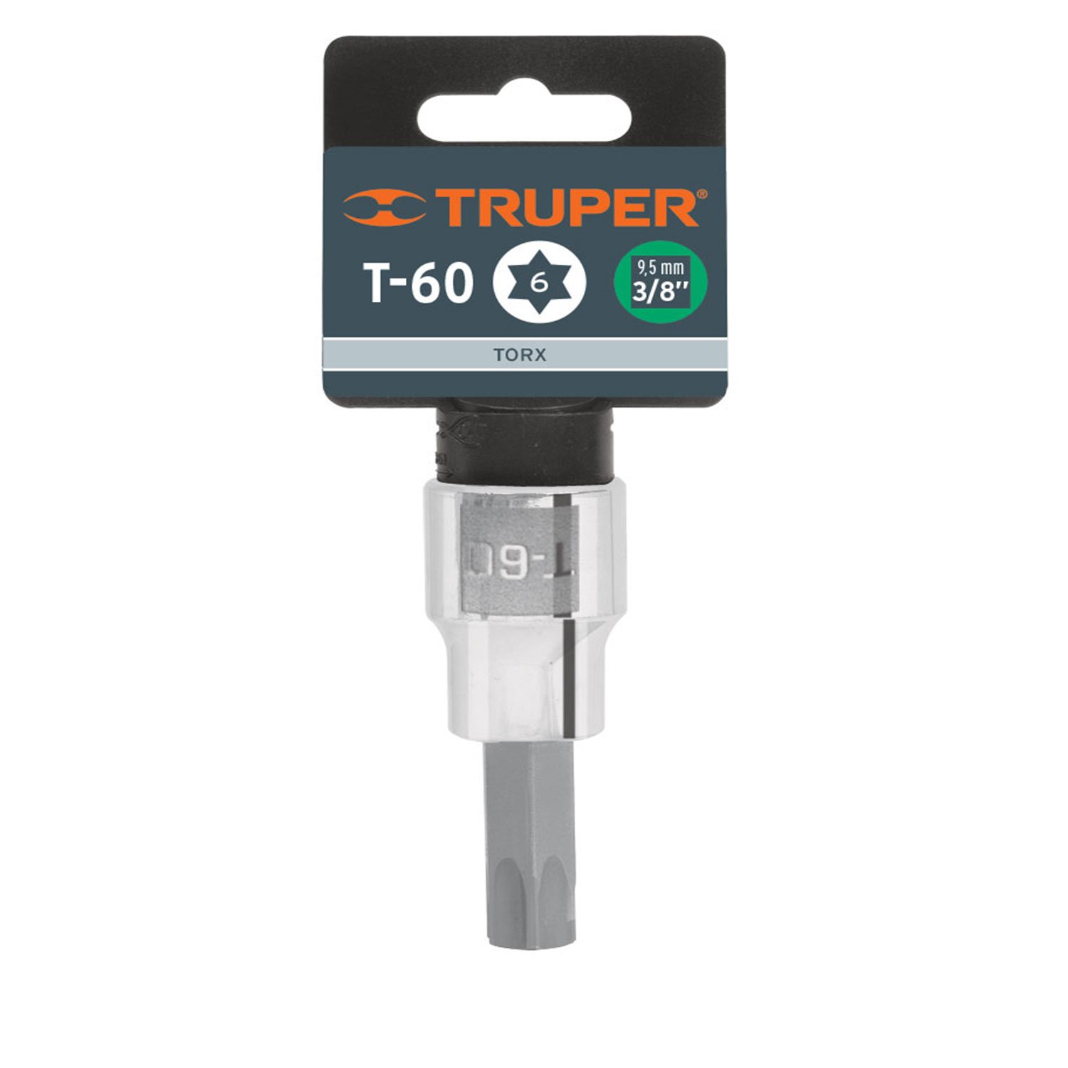 DADO CUADRO 3/8′ PUNTA TORX T-50 (Truper)