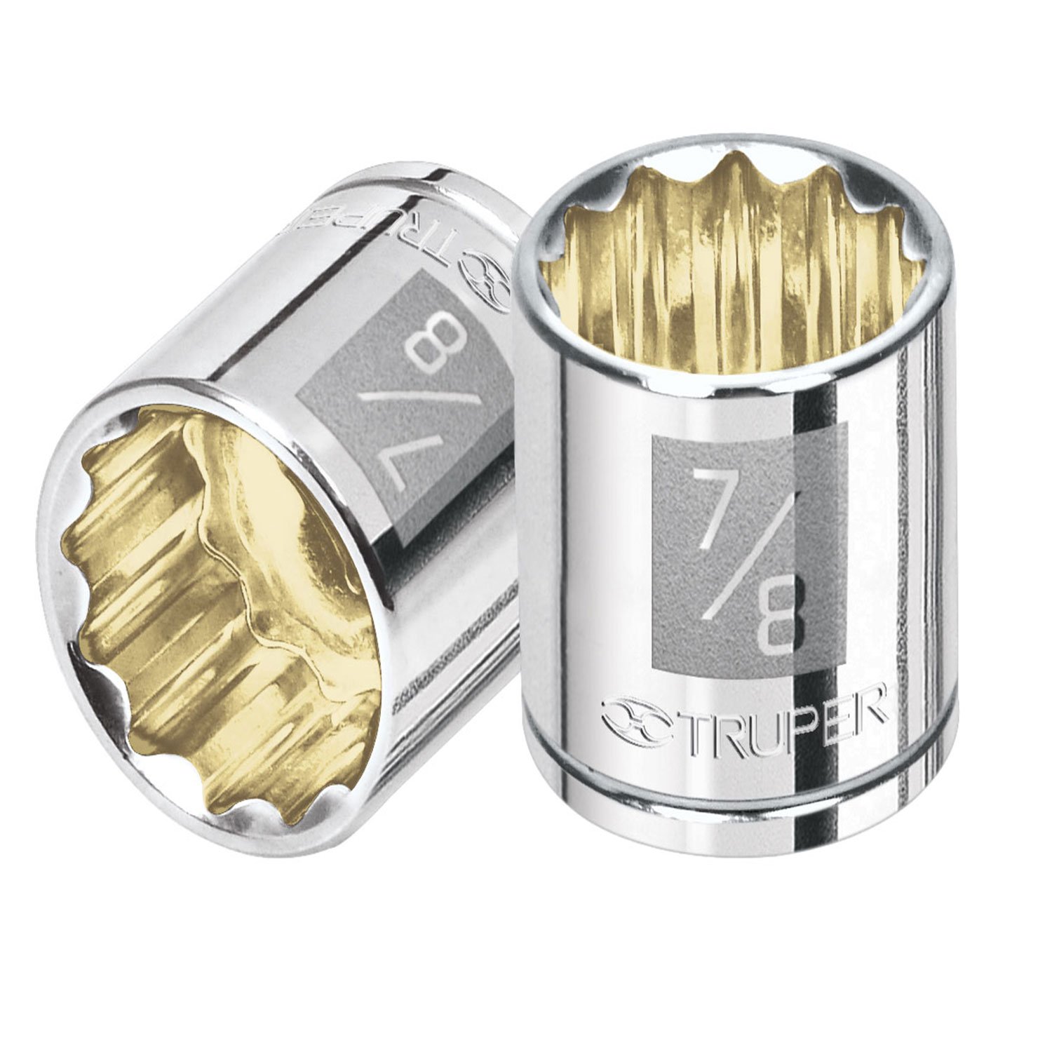 DADO CUADRO 3/8′ ESTRIADO 15MM (Truper)