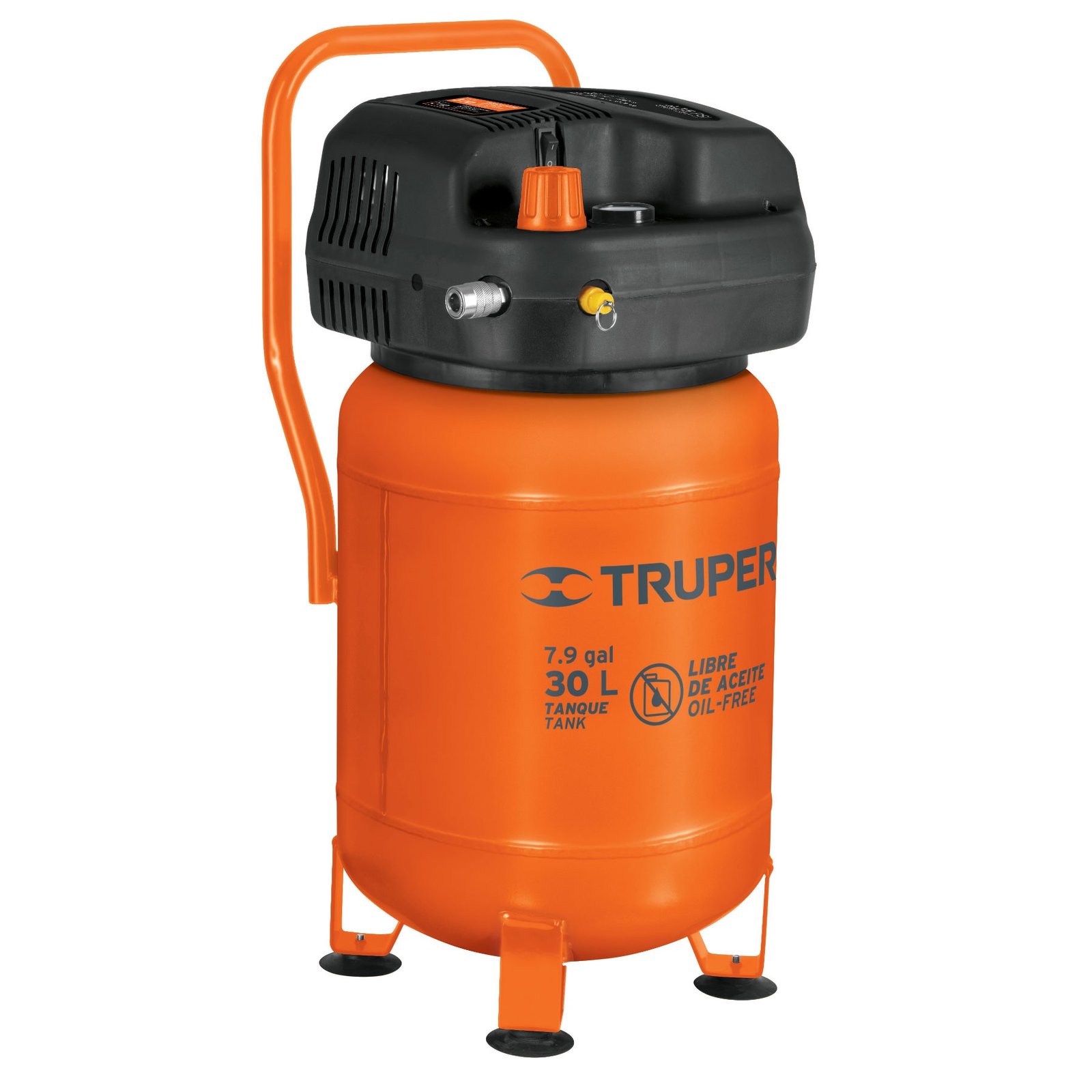 COMPRESOR DE AIRE LIBRE DE ACEITE, 30 L (Truper)