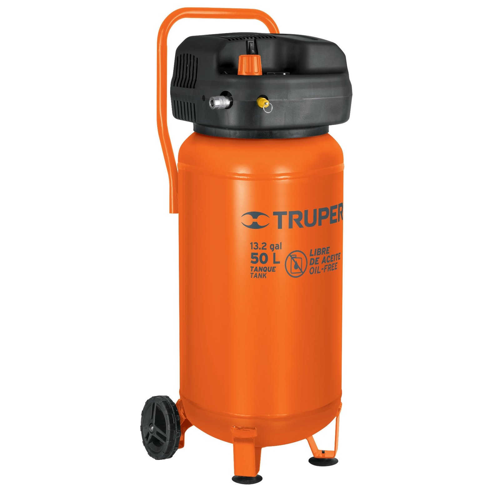 COMPRESOR DE AIRE LIBRE DE ACEITE, 50 L (Truper)