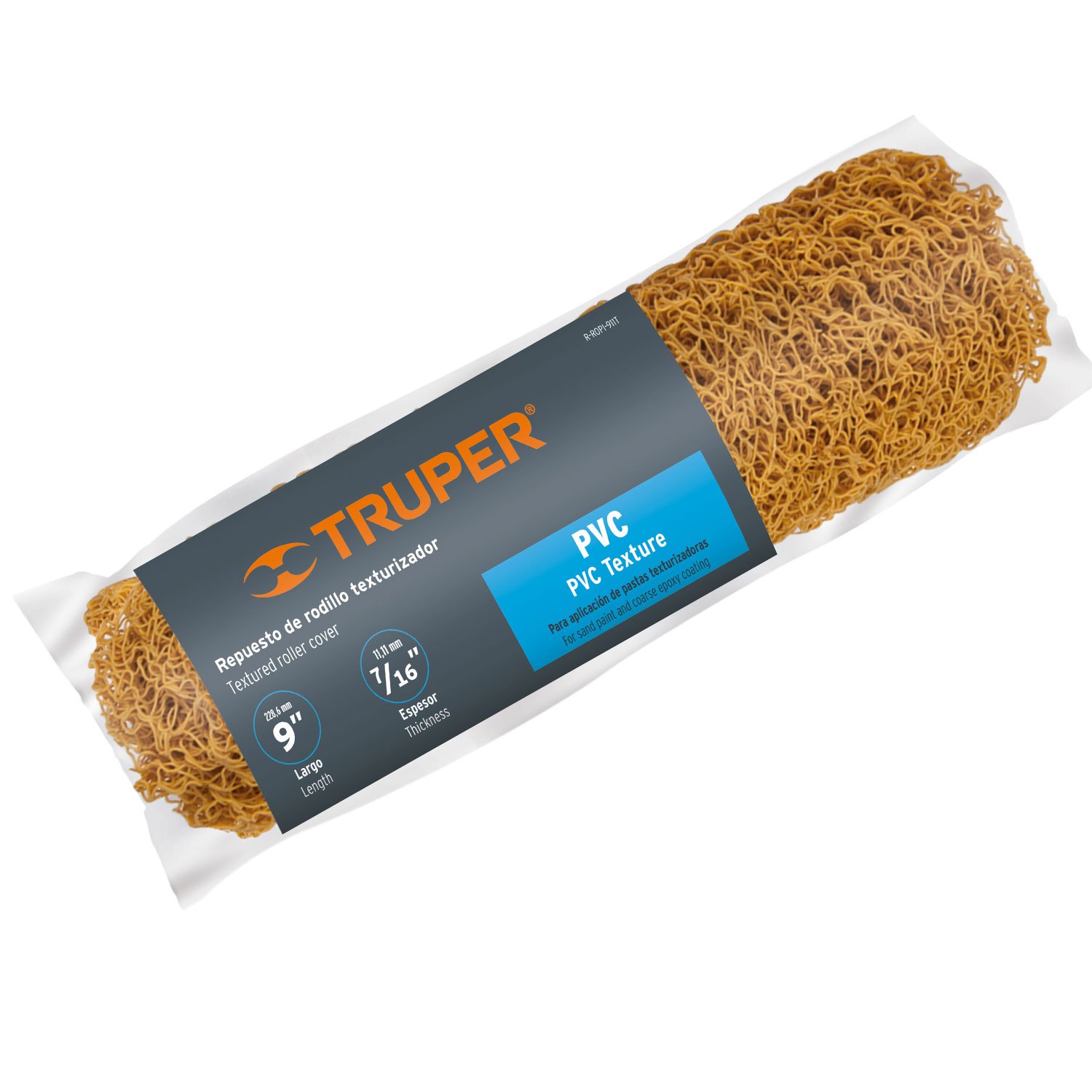 RODILLO PARA PINTAR, FELPA 9′, DE PVC (Truper)