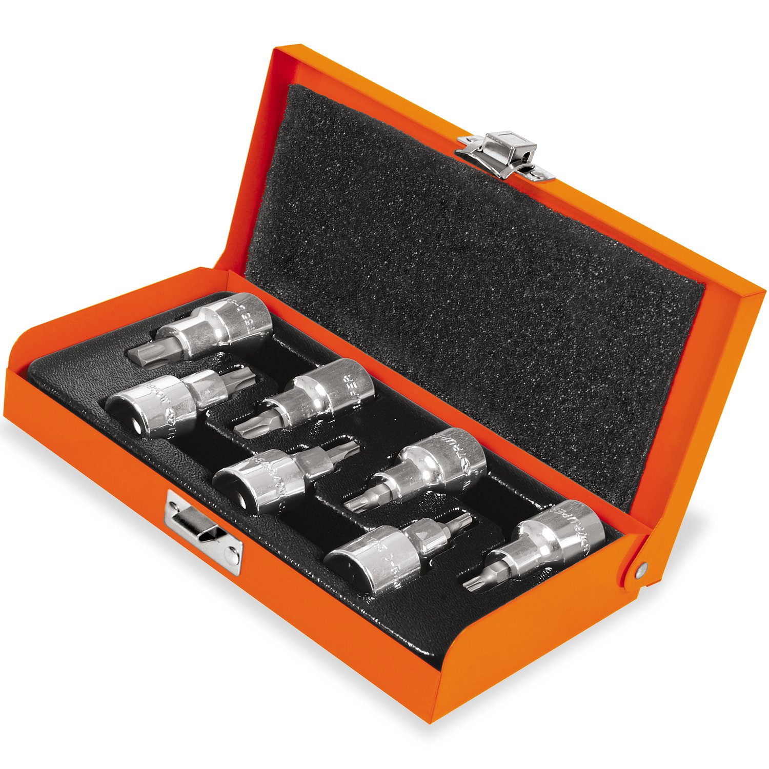 JGO DE 7 PUNTAS TORX, MANDO DE 1/2′ (Truper)