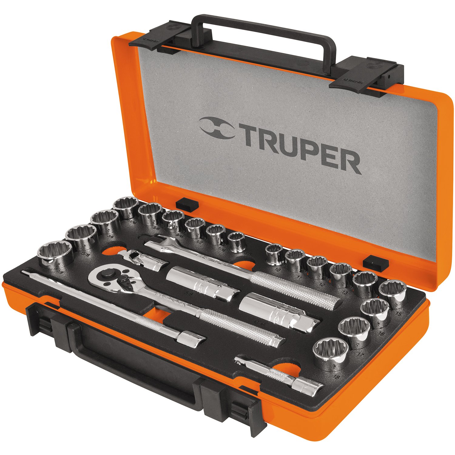 JGO DE DADOS STD/MM CUADRO 3/8′ 26 PZAS (Truper)