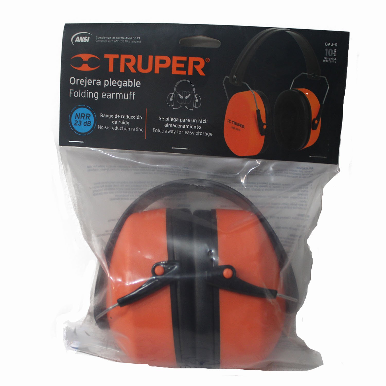 OREJERA PLEGABLE, AJUSTABLE (Truper)