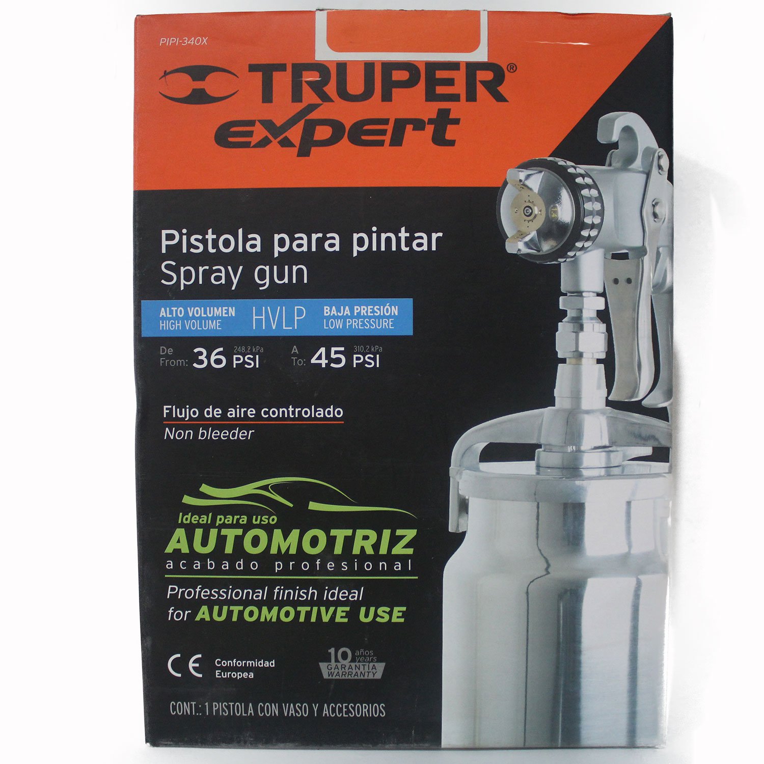 PISTOLA DE SUCCION HVLP P/PINTAR SERIE 300 (Truper)
