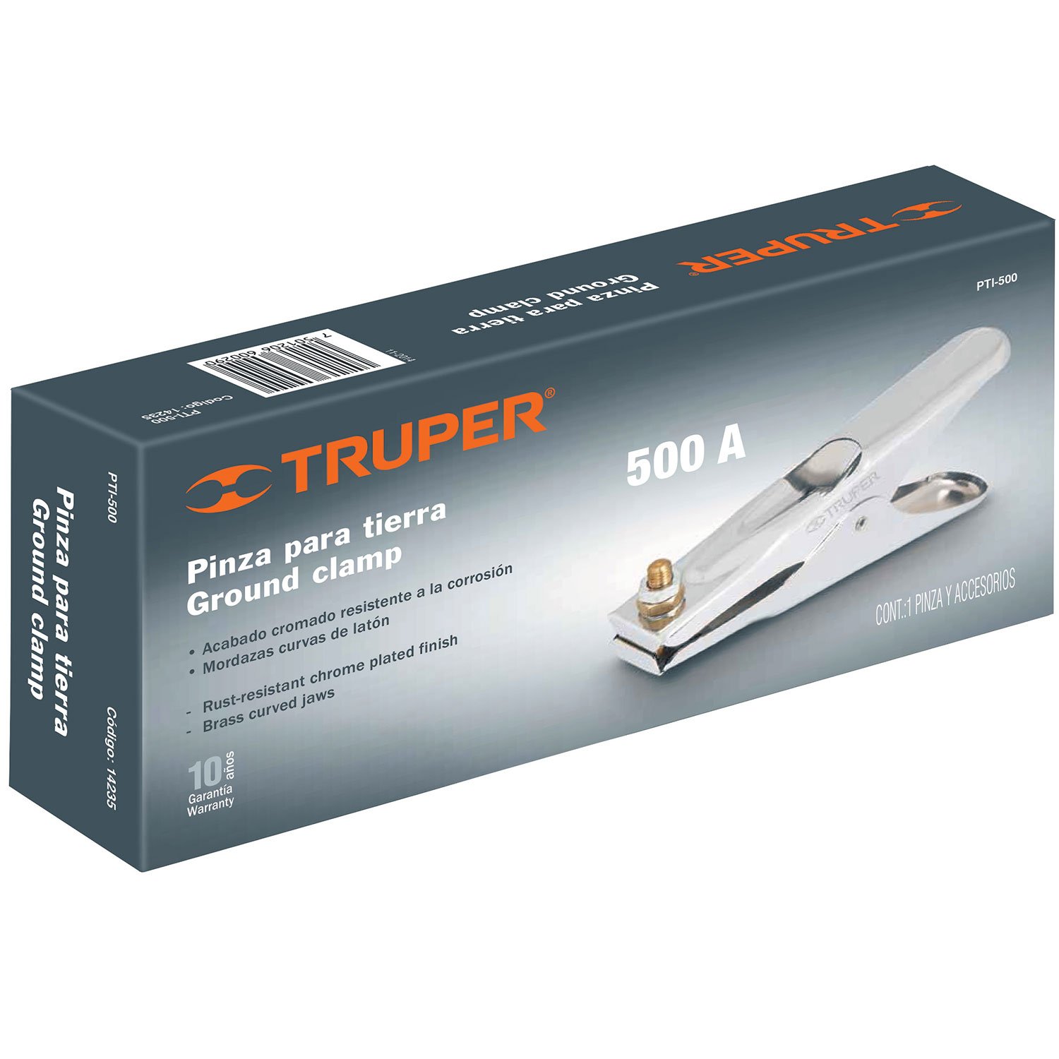 PINZA PARA TIERRA DE 500A (Truper)