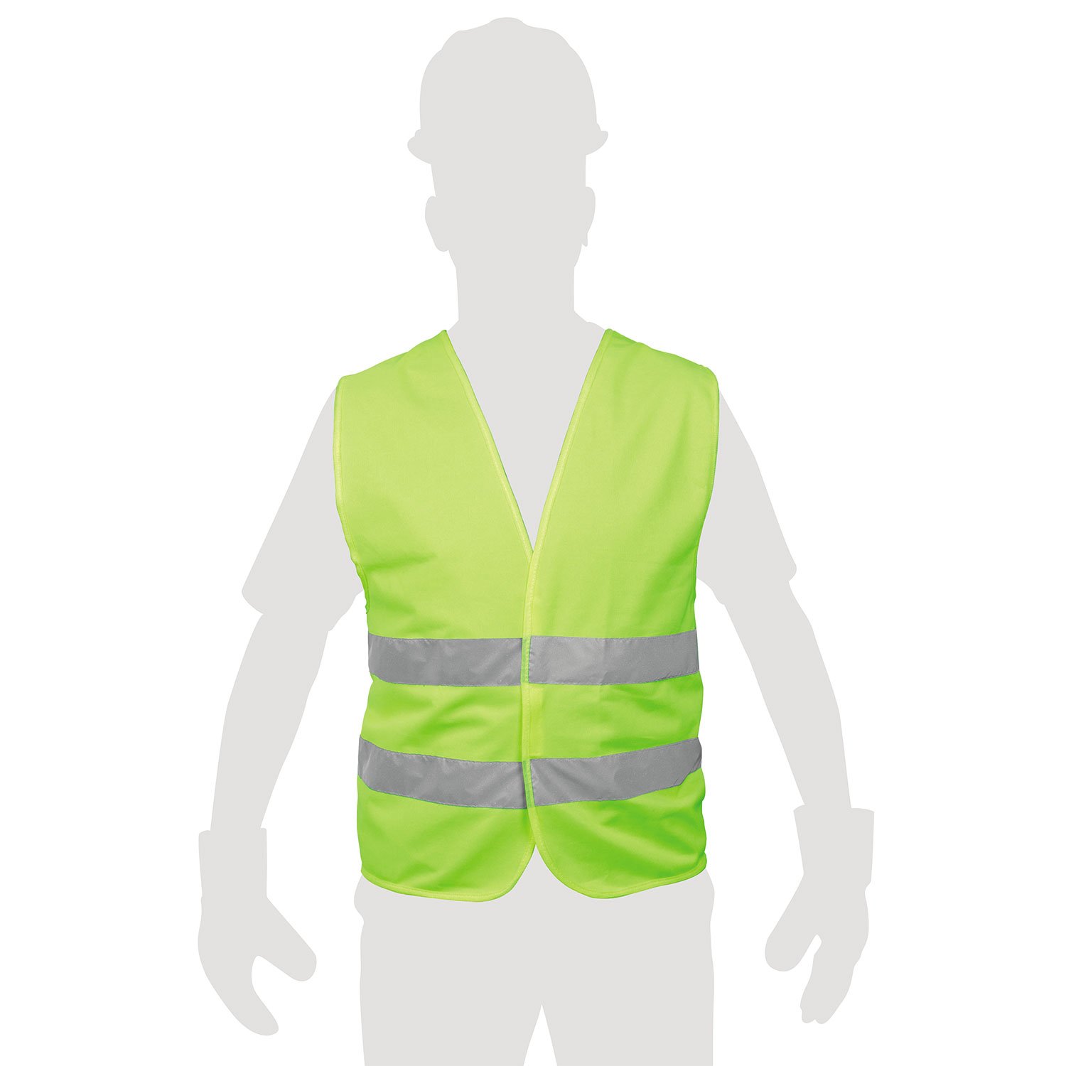 CHALECO SEGURIDAD DE TELA, VERDE (Truper)