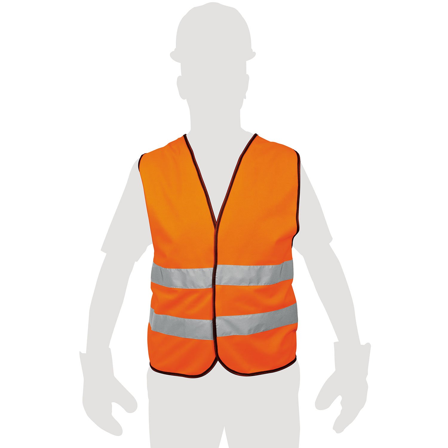 CHALECO SEGURIDAD DE TELA, NARANJA (Truper)