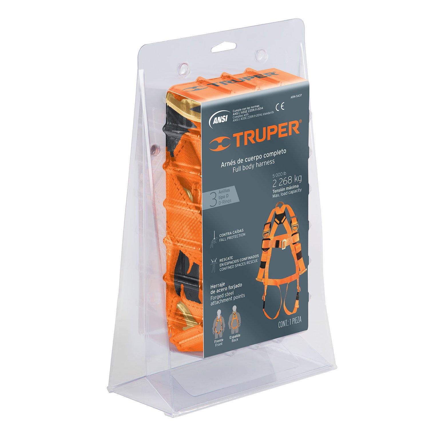 ARNES CUERPO COMPLETO 3 ANILLOS Y RESCAT (Truper)