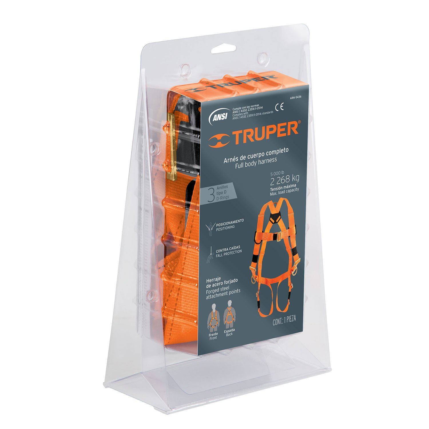 ARNES CUERPO COMPL. 3 ANILLOS Y POSICION (Truper)