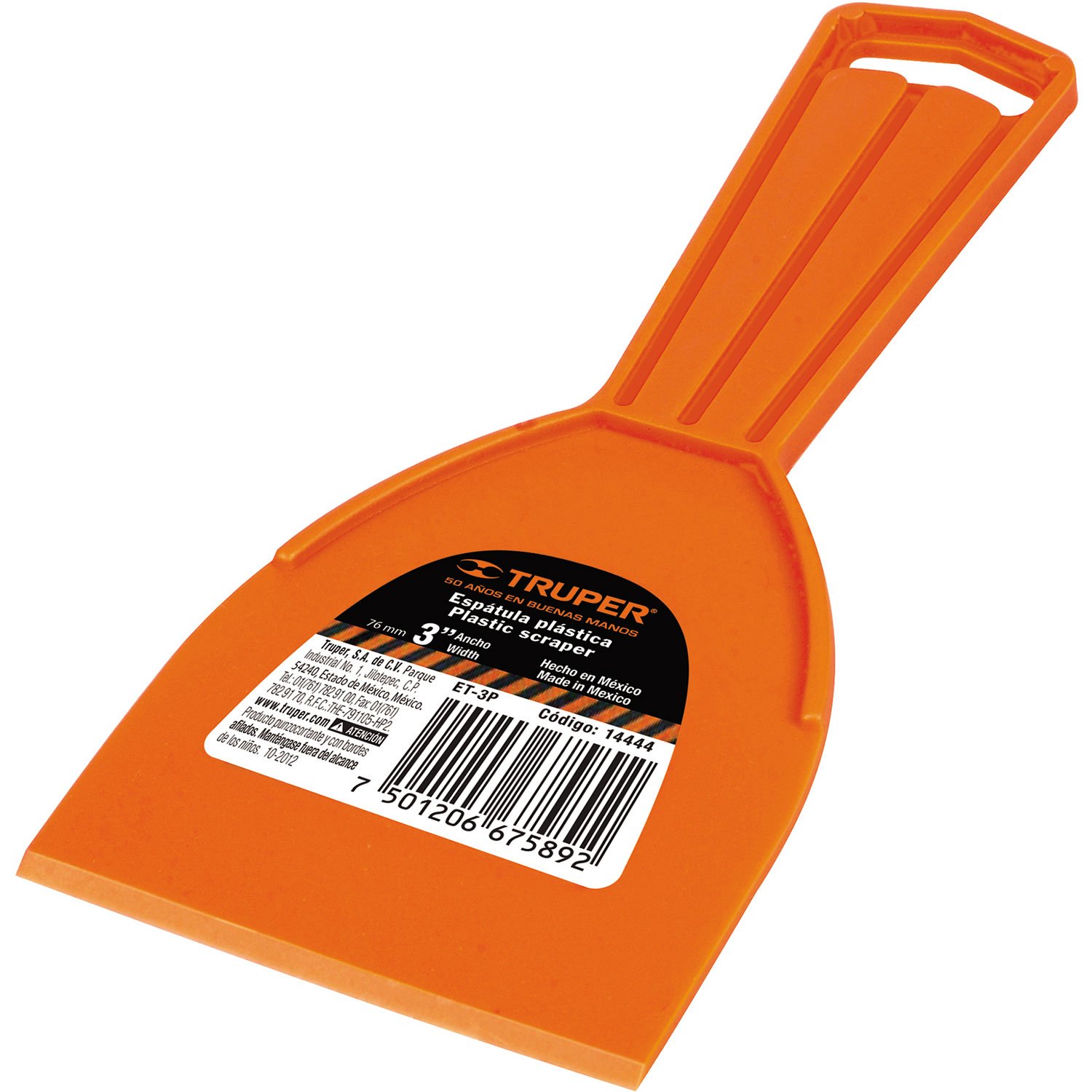 ESPATULA FLEXIBLE DE PLASTICO DE 4′ (Truper)