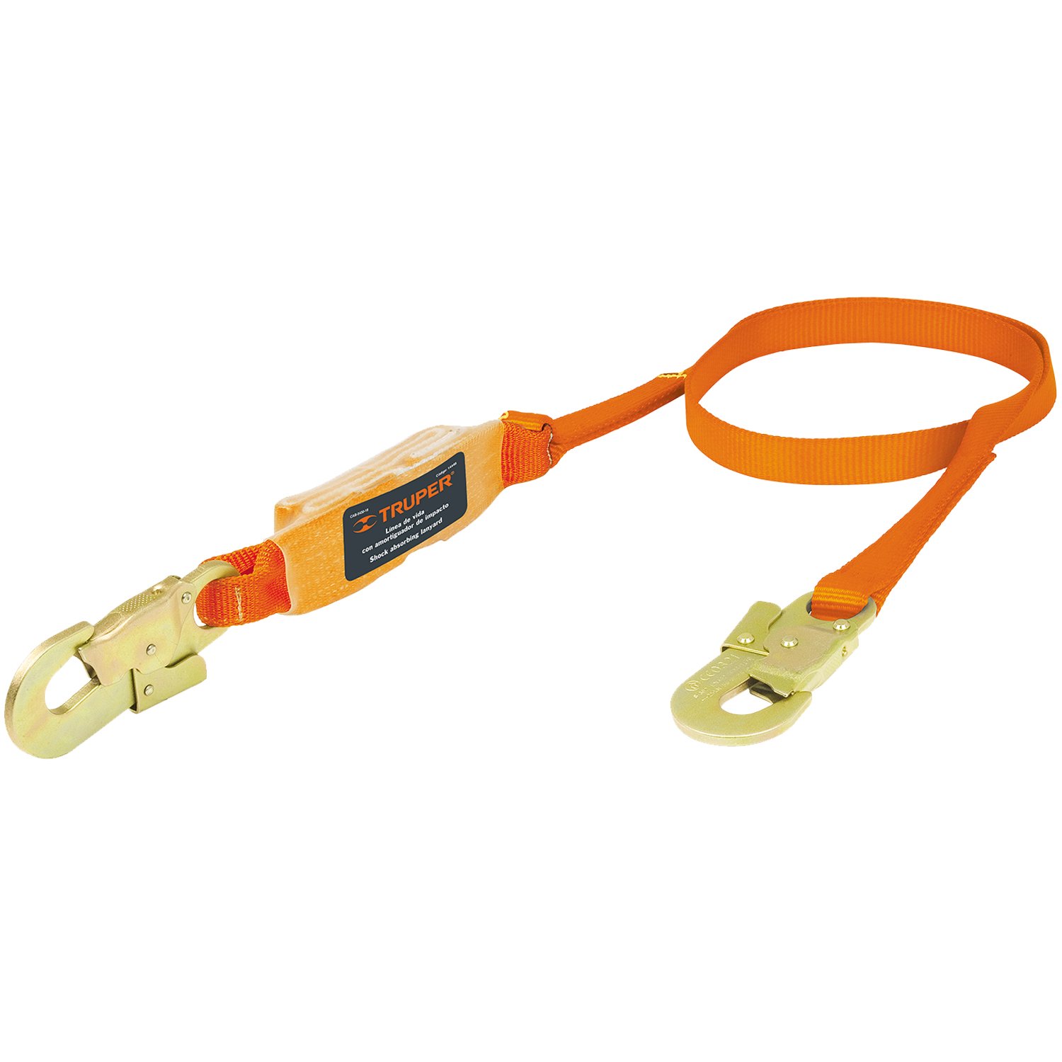 LINEA DE VIDA C/AMORTIGUADOR IMPACTO1.8M (Truper)