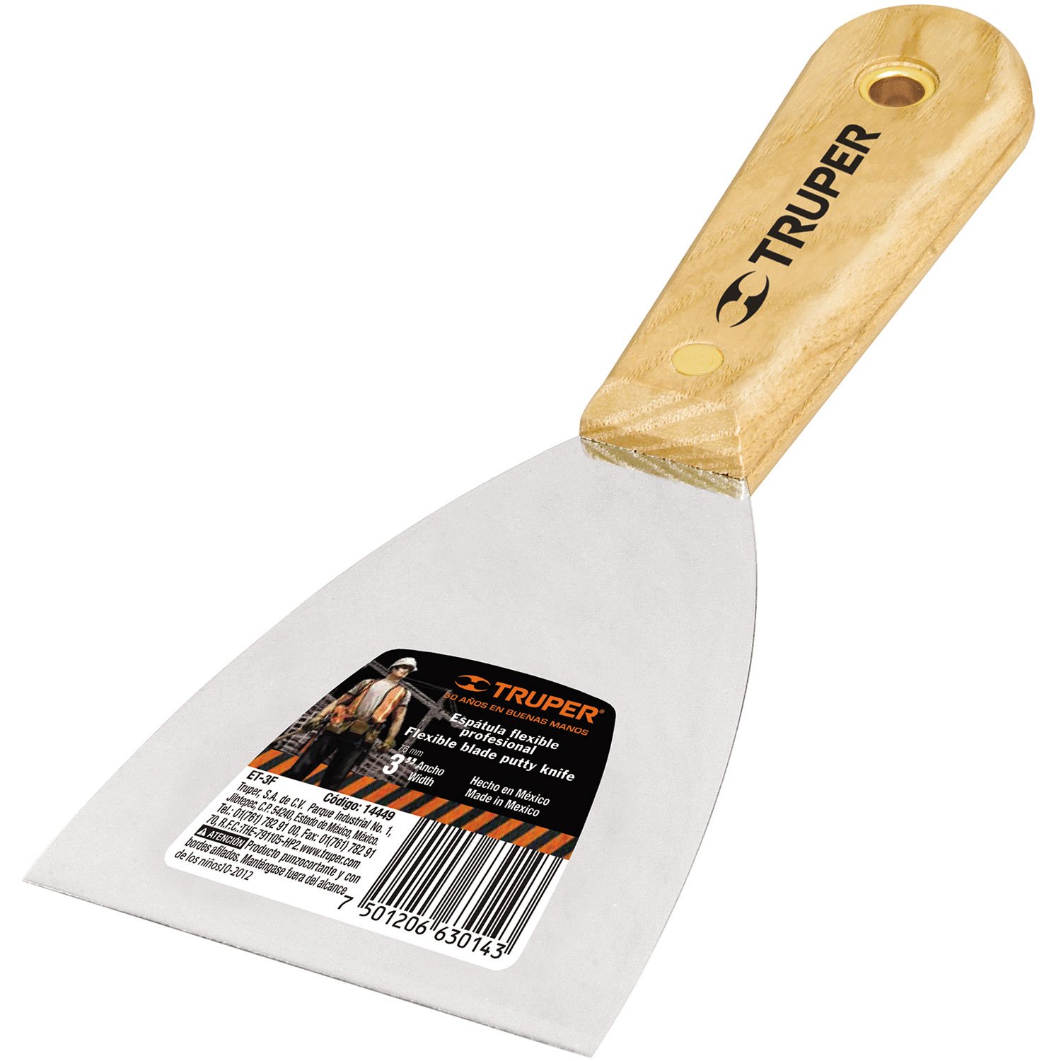 ESPATULA FLEXIBLE DE 6′ PROFESIONAL (Truper)