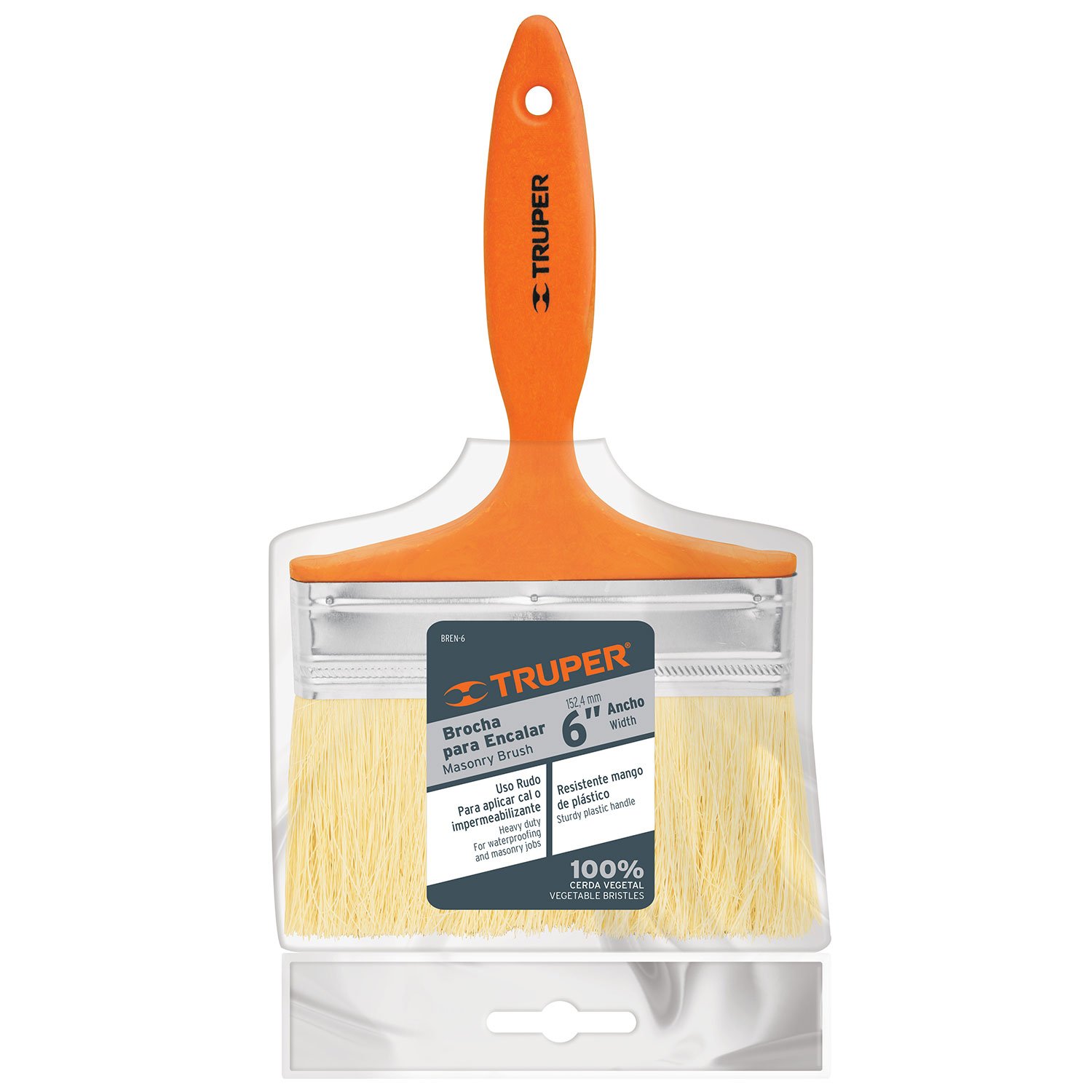 BROCHA TRUPER 6′ P/ ENCALAR C/FIBRA VEG. (Truper)