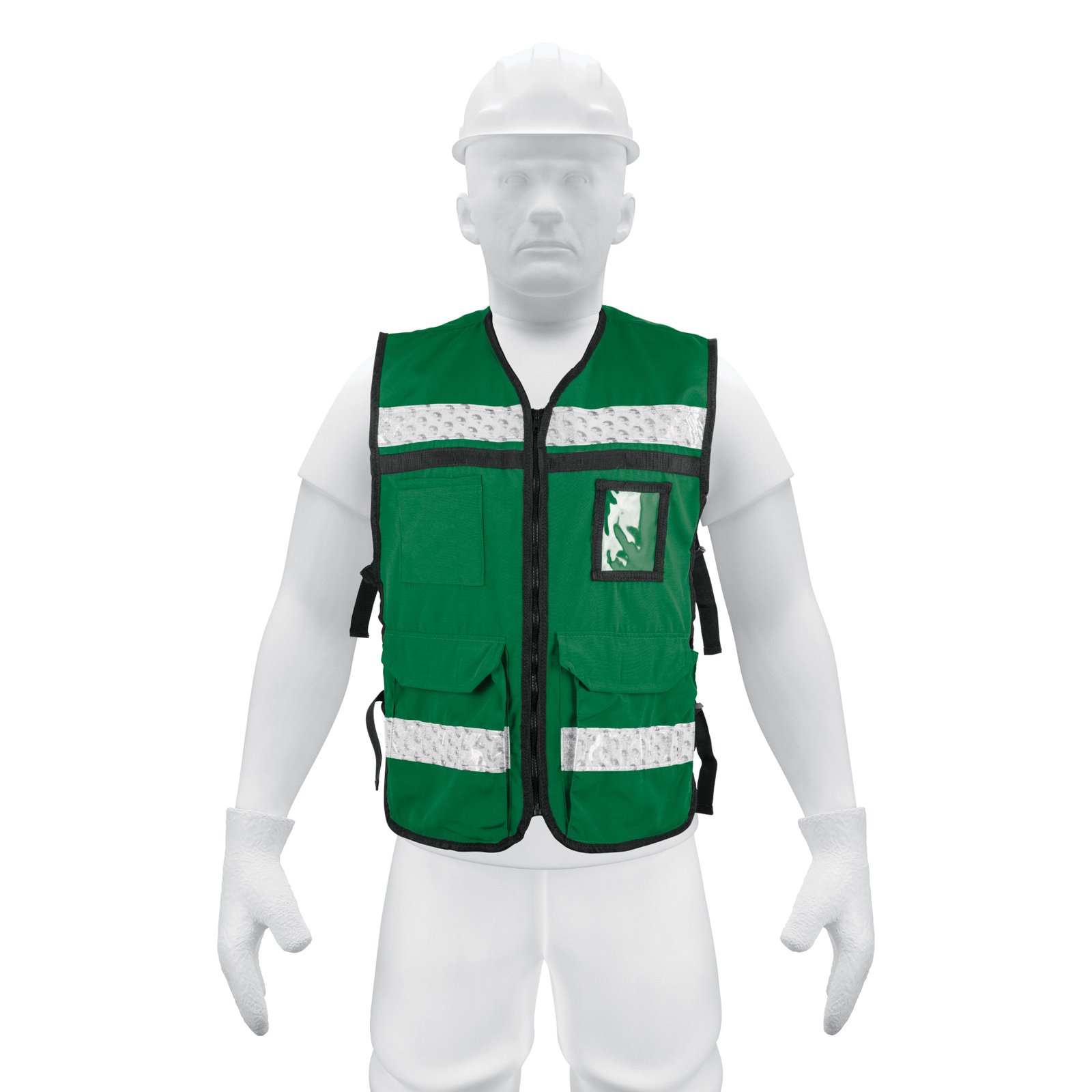 CHALECO BRIGADISTA CON CINTAS REFLEJANTES, COLOR V (Truper)