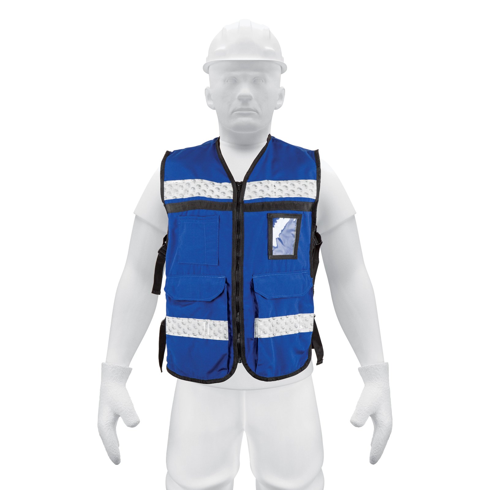 CHALECO BRIGADISTA CON CINTAS REFLEJANTES, COLOR A (Truper)