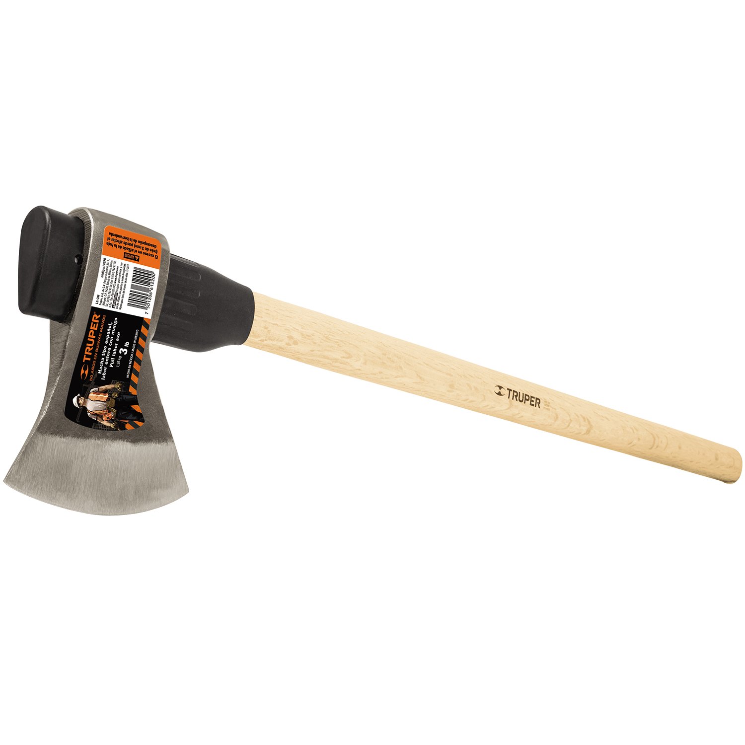 HACHA LABOR ENTERA DE 4LBS CON MANGO (Truper)