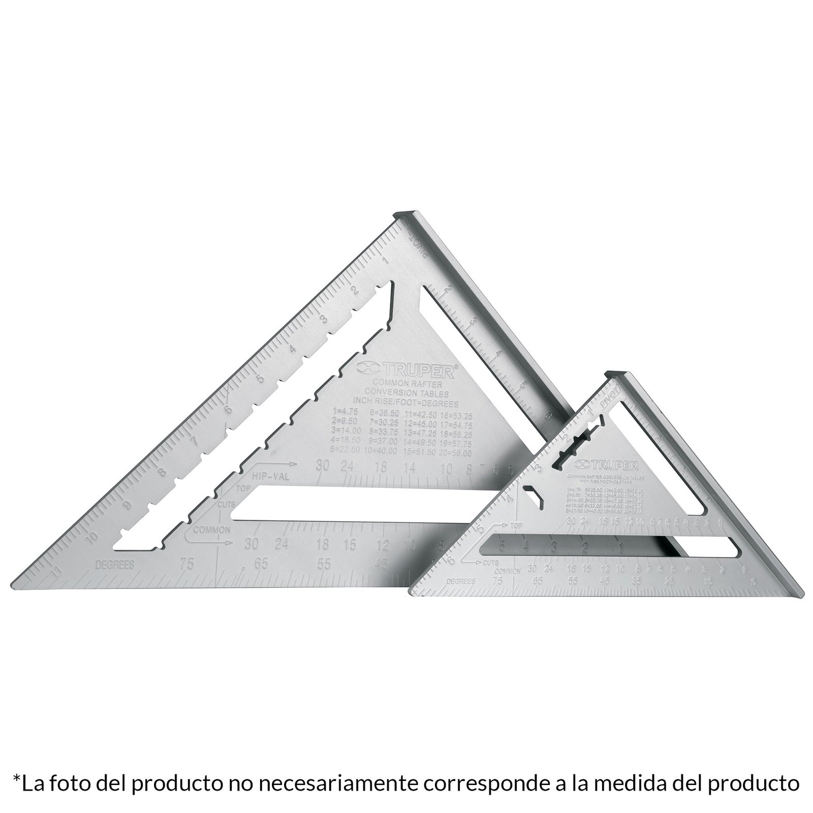 ESCUADRA DE ALUMINIO PARA TABLAROCA, 12′ (305 MM) (Truper)