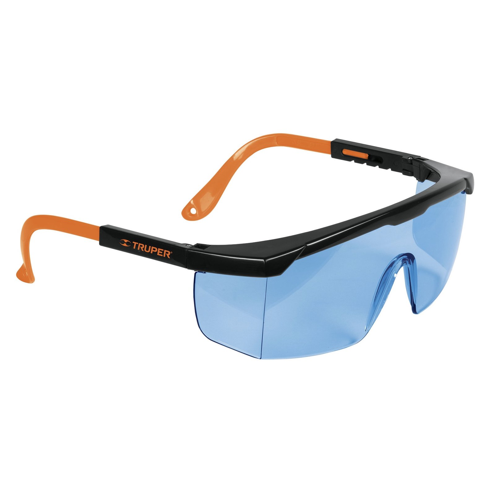 LENTES DE SEGURIDAD AJUSTABLES, MICA AZUL, CLASSIC (Truper)
