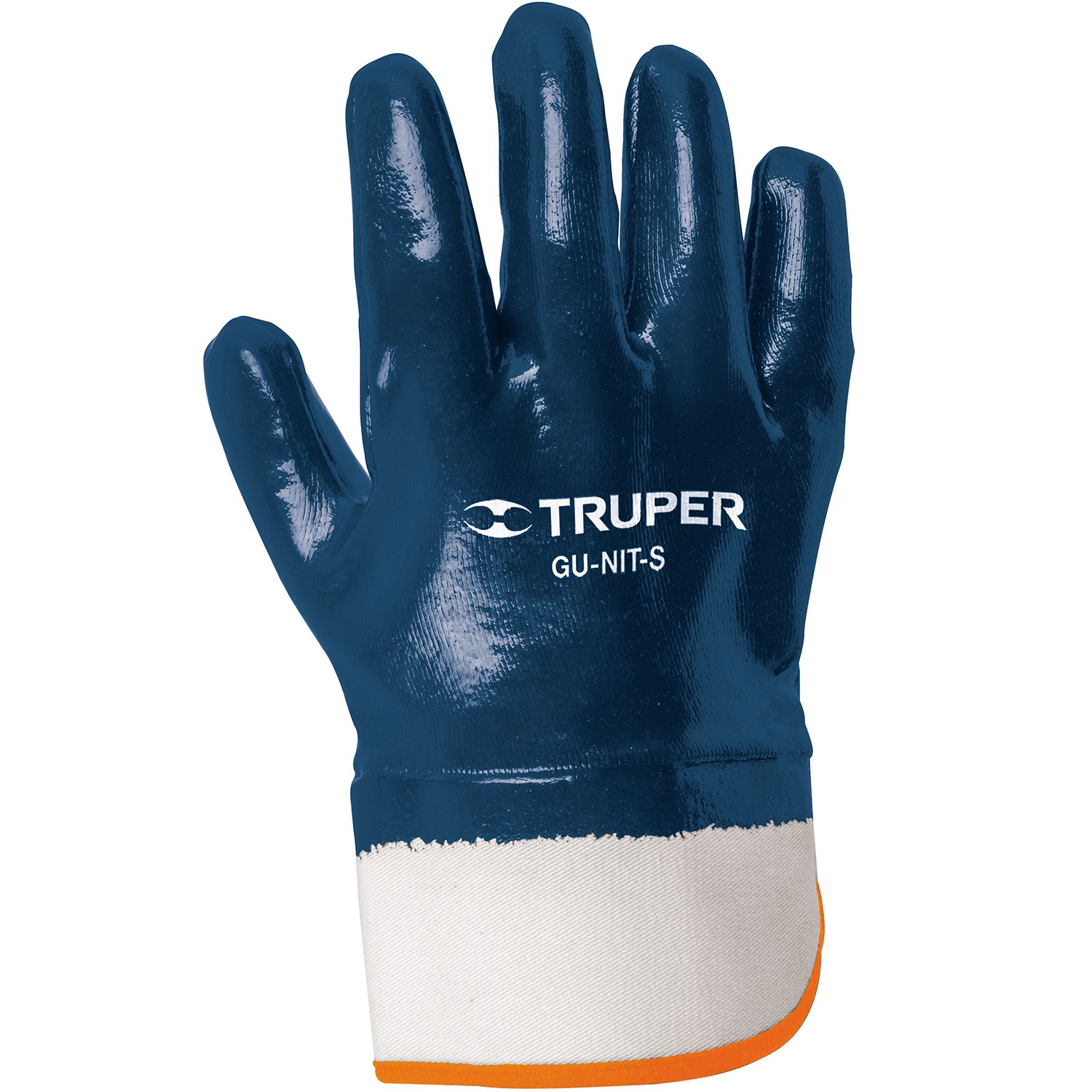 GUANTES ALGODÓN RECUBIERTO CON NITRILO, PUÑO SEGUR (Truper)