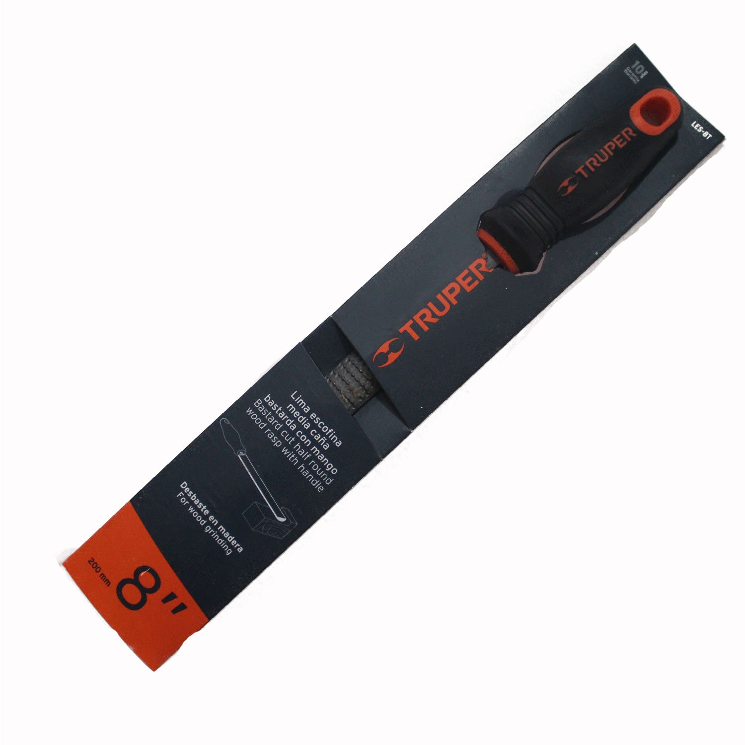LIMA ESCOFINA, 6′, CON MANGO DOBLE INYECCION (Truper)