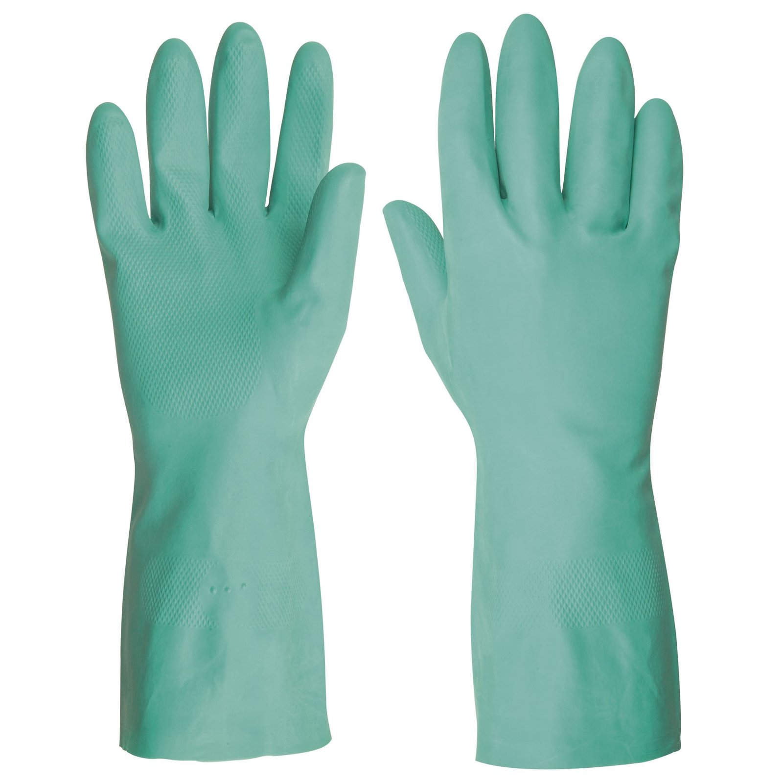 GUANTES LIMPIEZA, NITRILO VERDE, CHICOS (Truper)