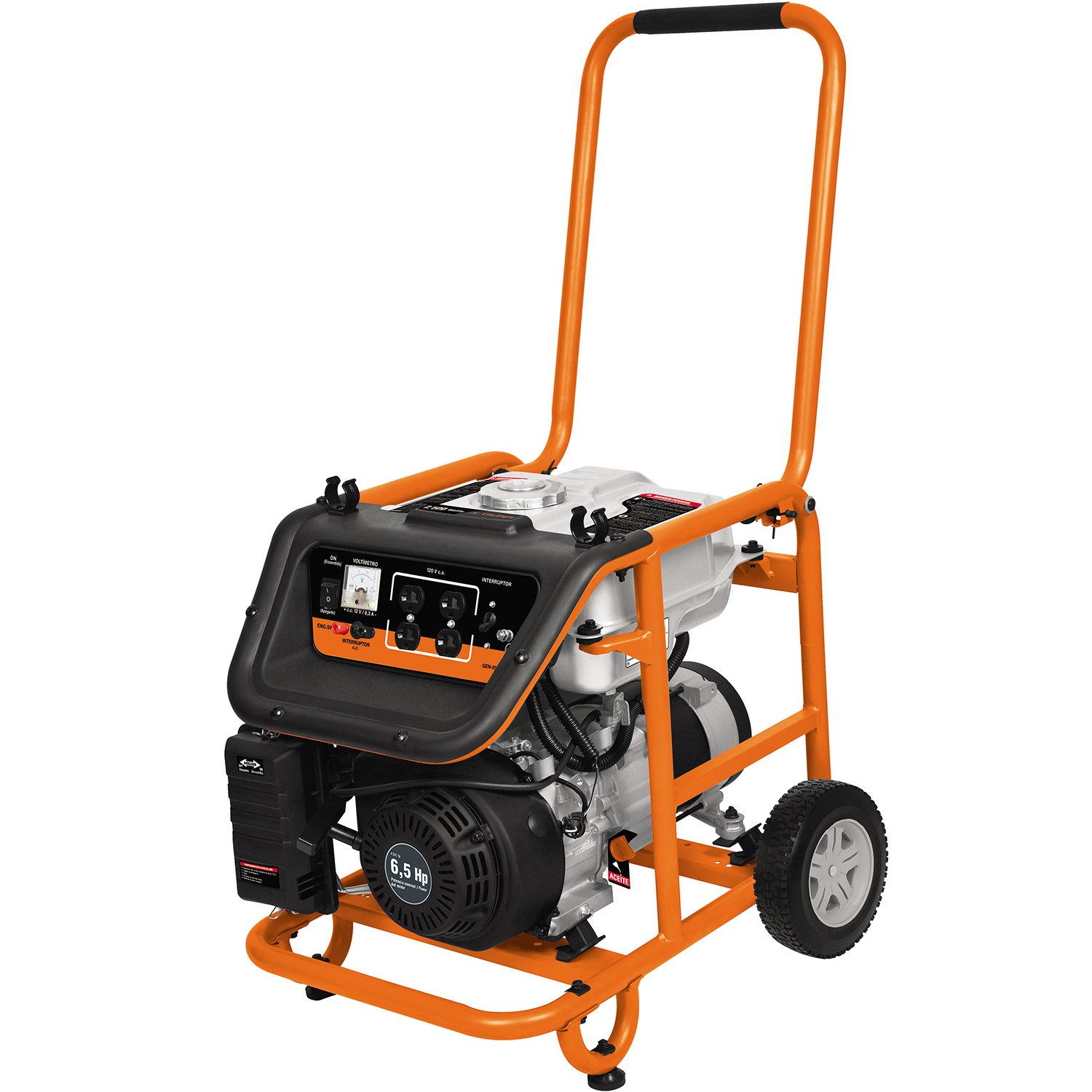 GENERADOR ELÉCTRICO A GASOLINA, INDUSTRIAL, 2,500 (Truper)