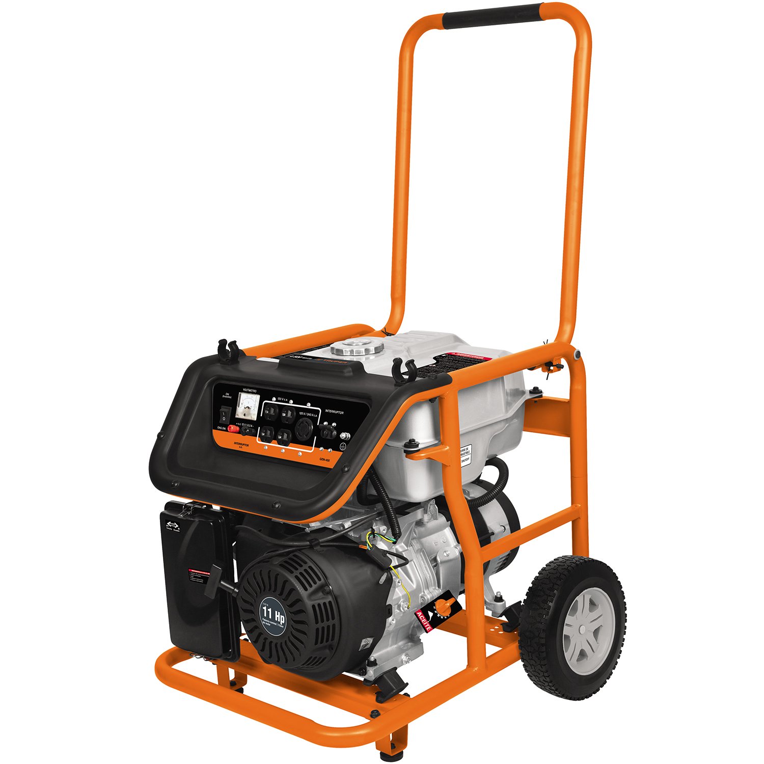 GENERADOR ELÉCTRICO A GASOLINA, INDUSTRIAL, 4,500 (Truper)