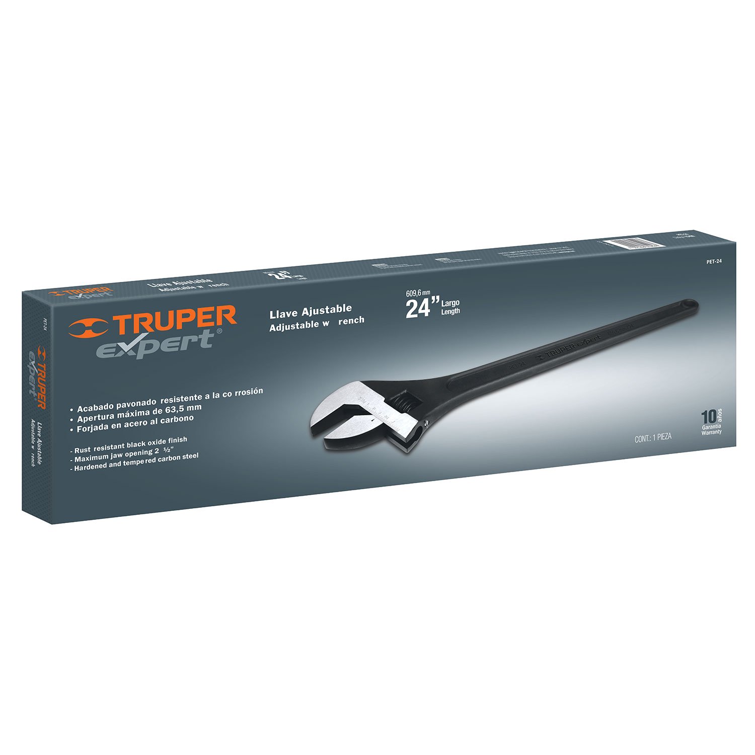 LLAVE AJUSTABLE[PERICO] 24′ PAVONADA (Truper)