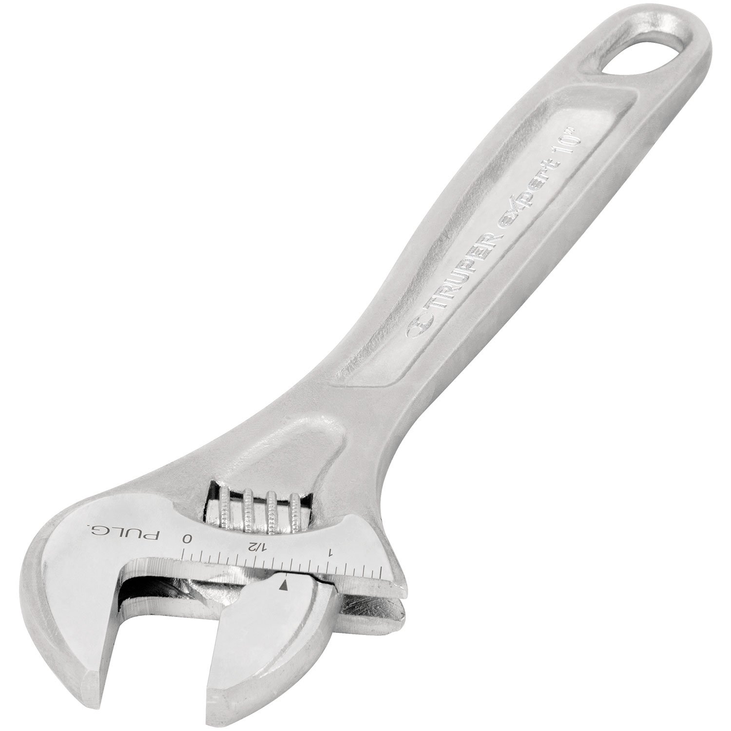 LLAVE AJUSTABLE[PERICO]  8′ CROMADA (Truper)