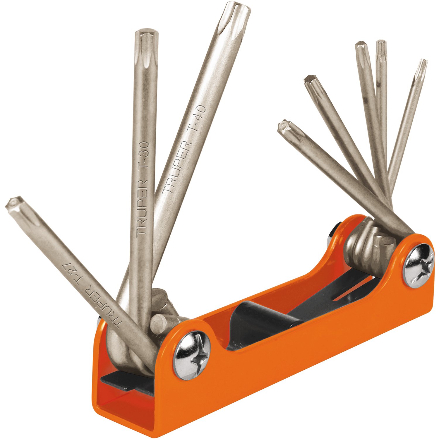 JGO 8 LLAVE TORX ‘L’ T9-T40 TIPO NAVAJA (Truper)