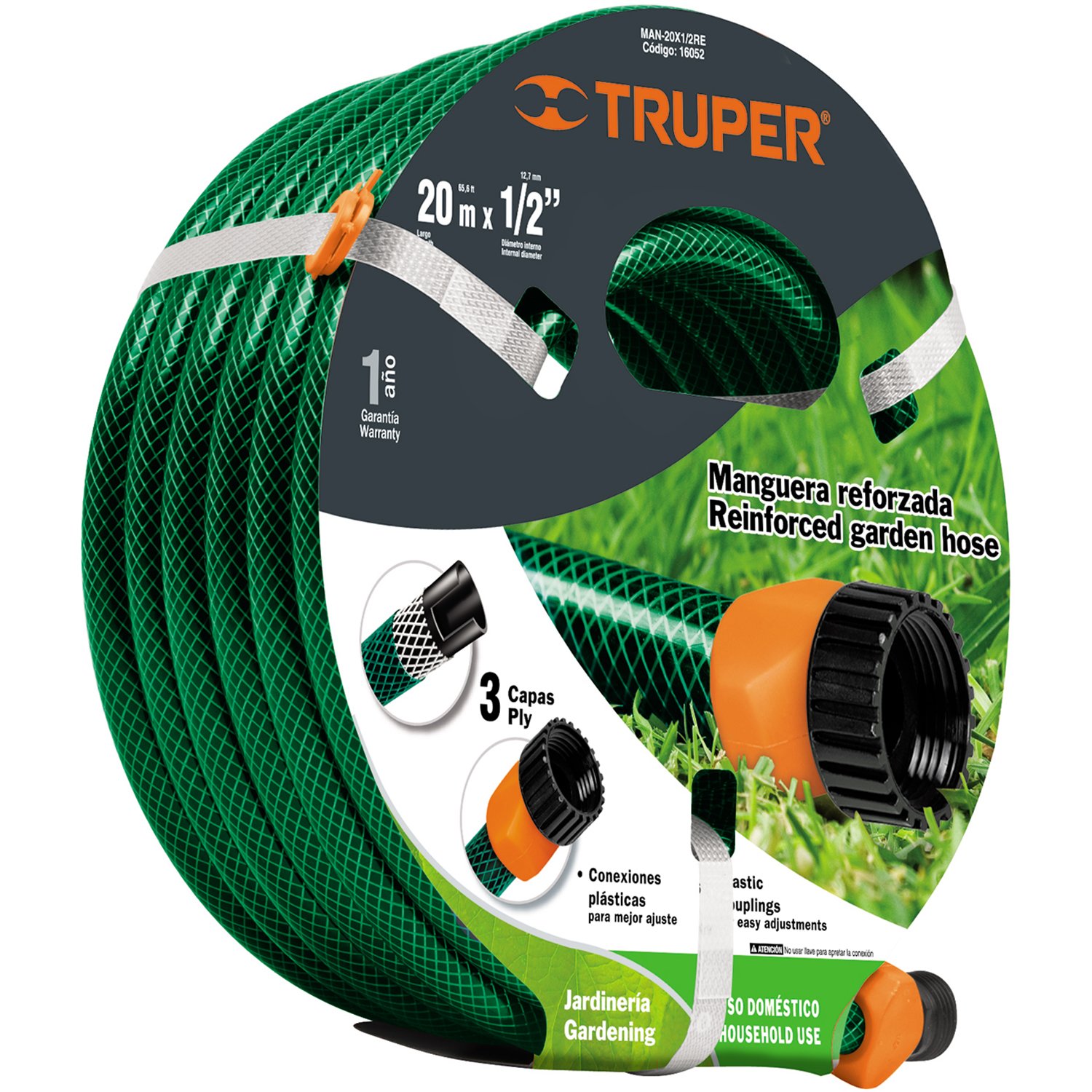 MANGUERA DE 1/2’X20 MTS. (Truper)