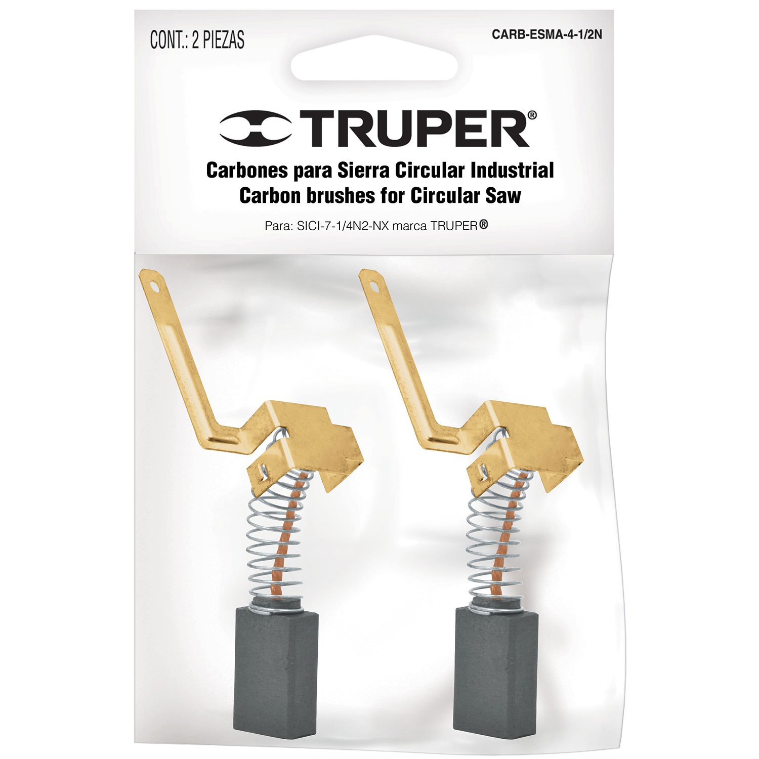 CARBONES DE REPUESTO PARA TALADRO TALE-1/2N (Truper)