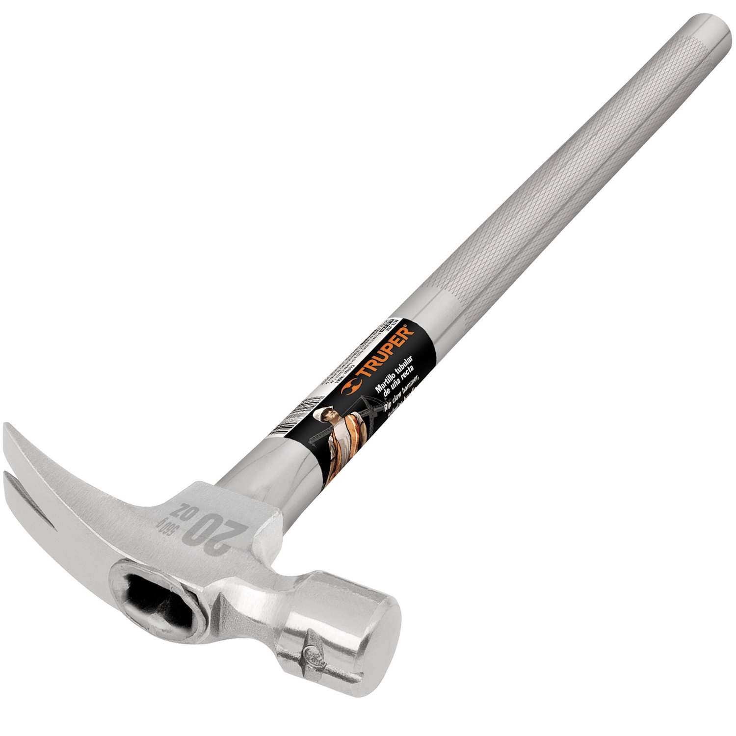 MARTILLO UÑA RECTA MGO/TUB 20 OZ C/IMAN (Truper)