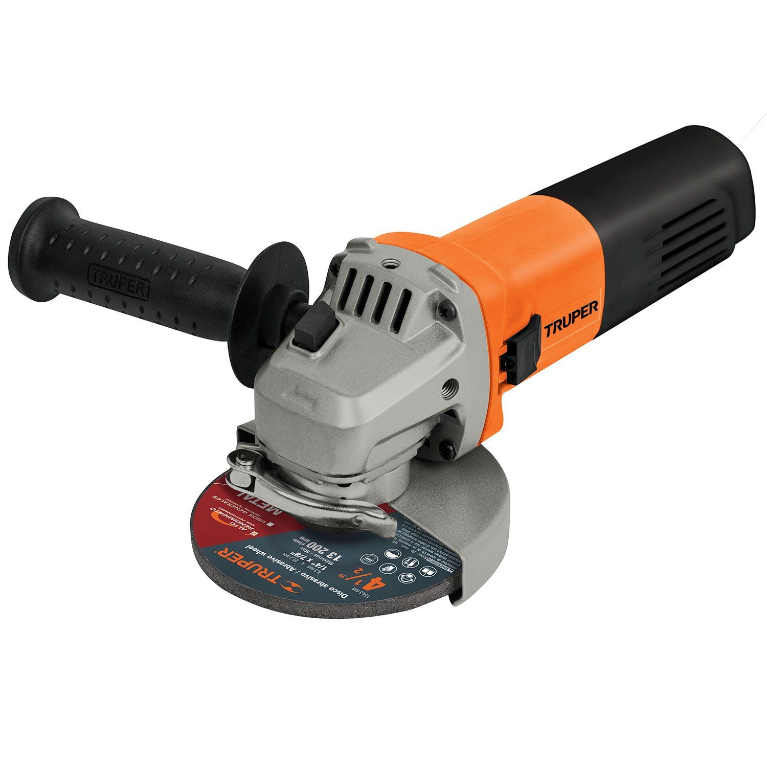 ESMERILADORA ANGULAR 4-1/2′, PROFESIONAL, 800 W (Truper)