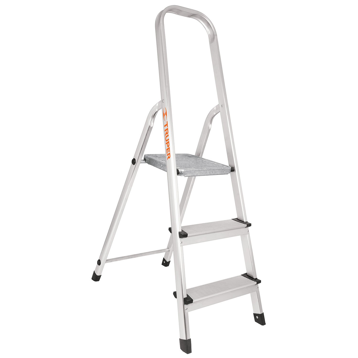 ESCALERA TUBULAR, PLEGABLE, 4 PELDAÑOS, ALUMINIO (Truper)