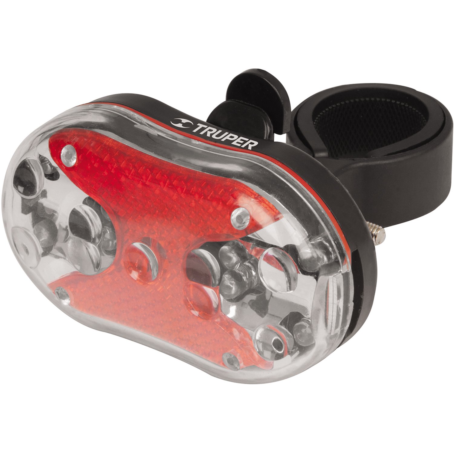LINTERNA PARA BICICLETA 9 LED TRASERA (Truper)